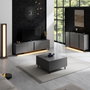 Hanah Home Consola Paris Antracita con Iluminación LED